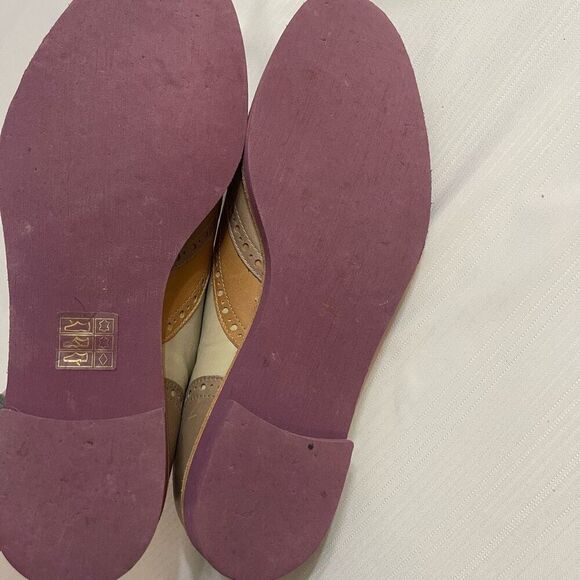 T&F Slack Shoemakers Oxford Shoes Size 38 1/2 US 8 - Picture 8 of 9